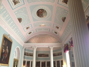 The recently restored library at Kenwood House