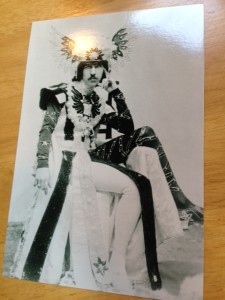The Fifth Marquis in one of his elaborate costumes