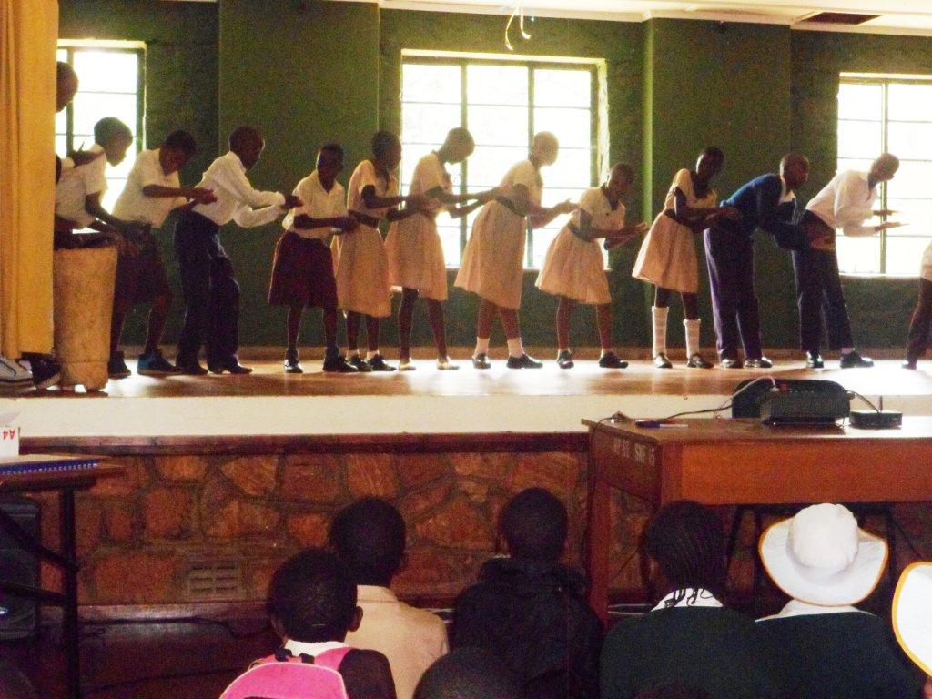 Pupils and Teachers participating in the Project entertain their tutors and RNHE Committee before the Traditional Lunch