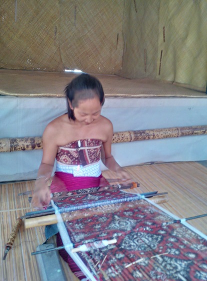 Double Ikat weaving