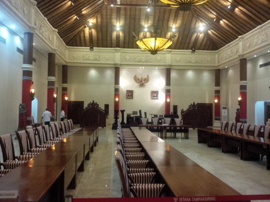The conference hall at Tampaksiring