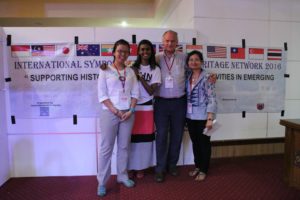 Some of the INTO members (left to right : Taiwan, Malaysia, UK and Indoneisa) at AHN 2016 symposium.