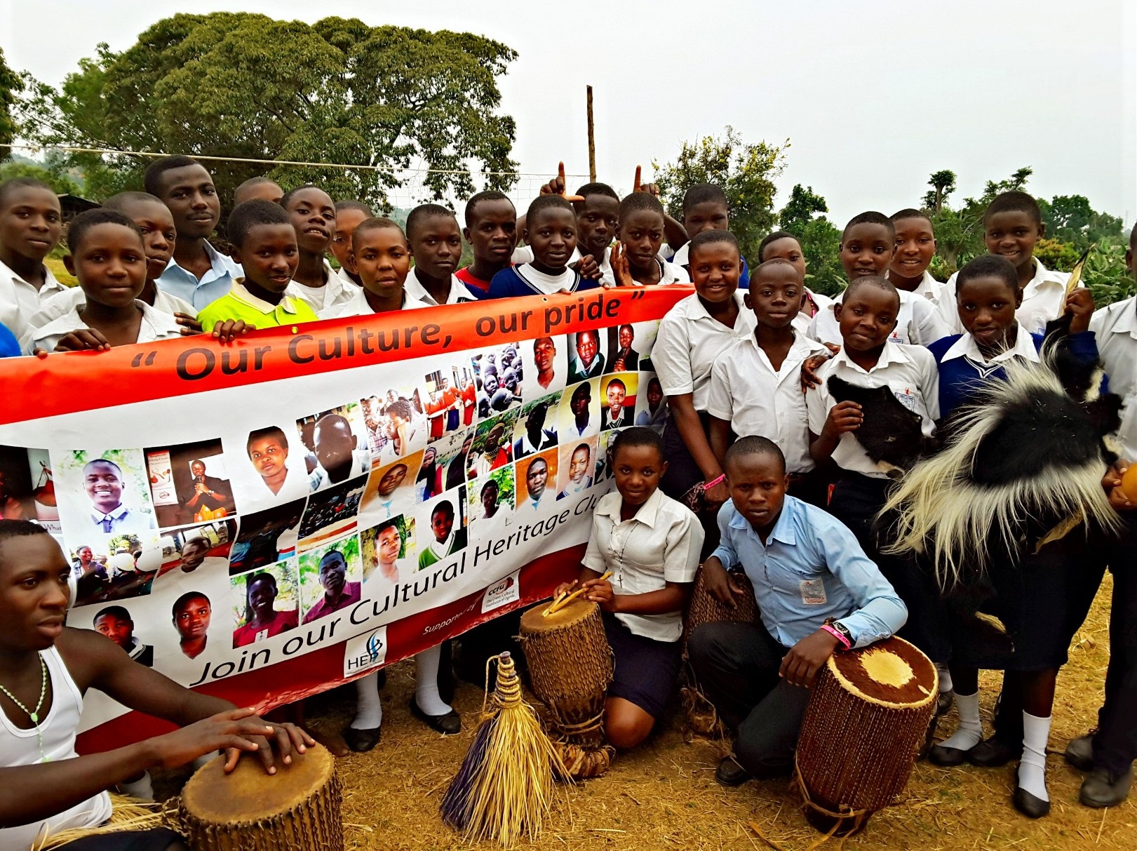 Heritage Club members in Uganda