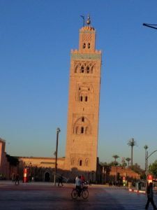 The Koutoubia Mosque at sunrise