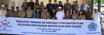 Heritage cities training in Indonesia